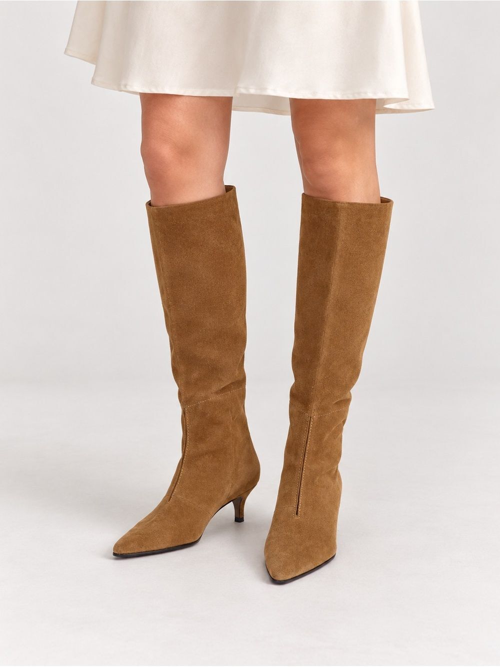 Madewell Emilie Tall Suede Knee High Boots Brown Size 10.5 #0041
